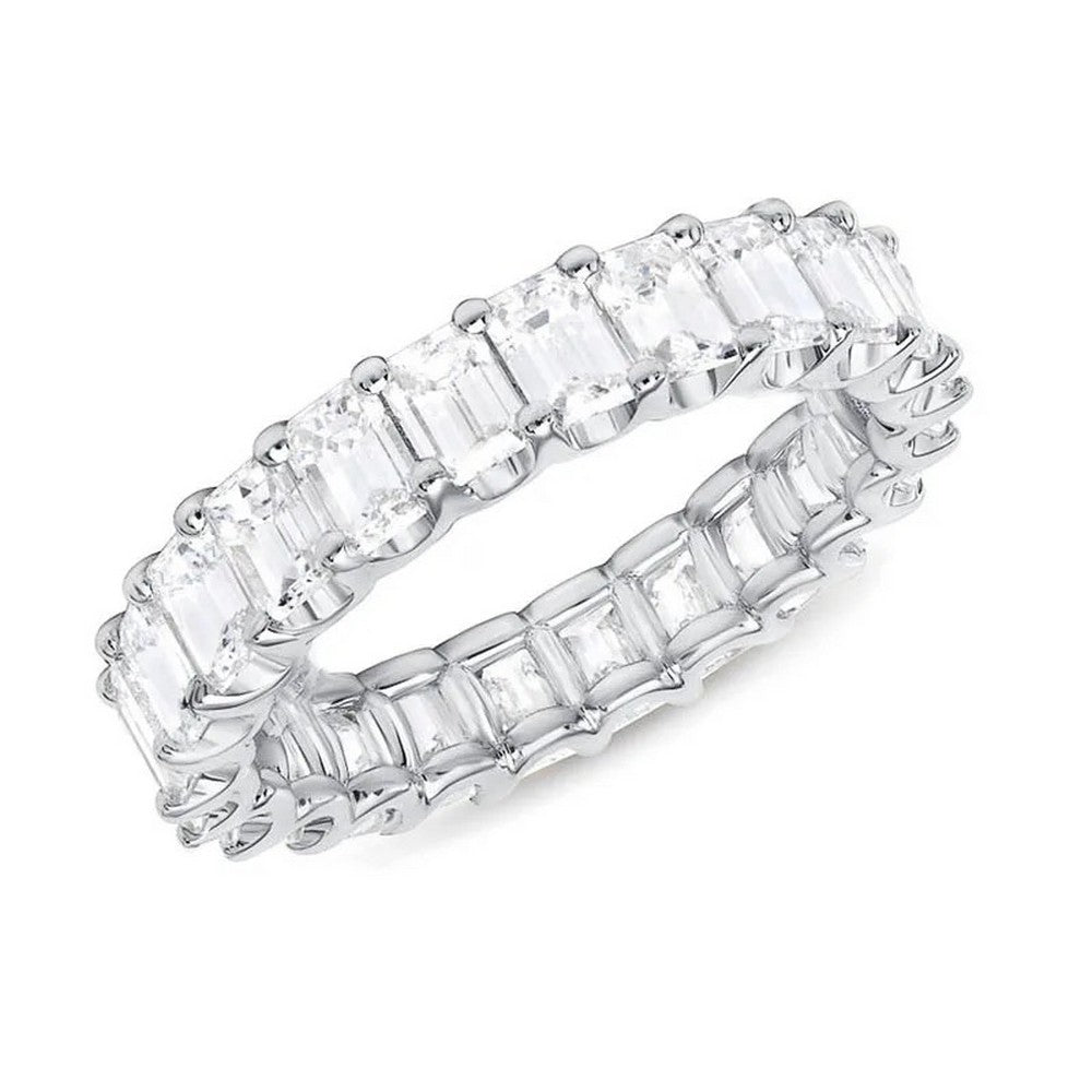 Allover Baguette Ring - Silver image