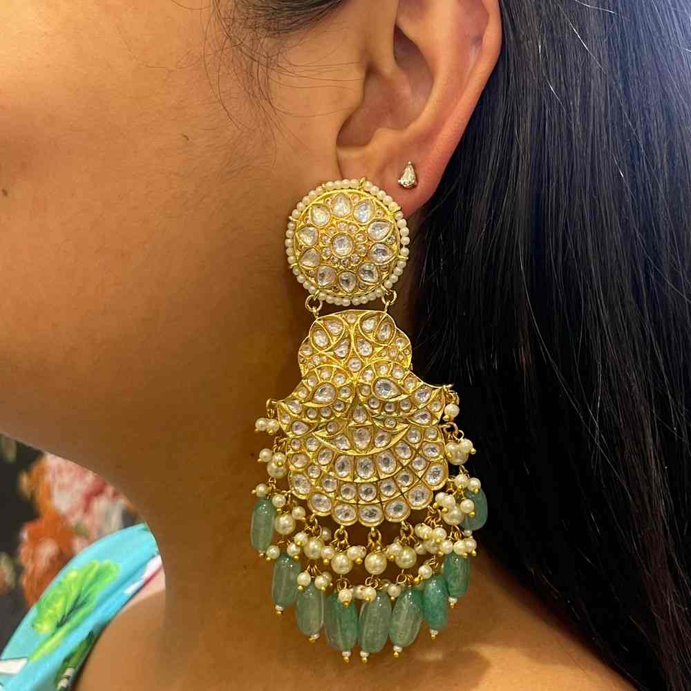 Saima Kundan Earring image 0