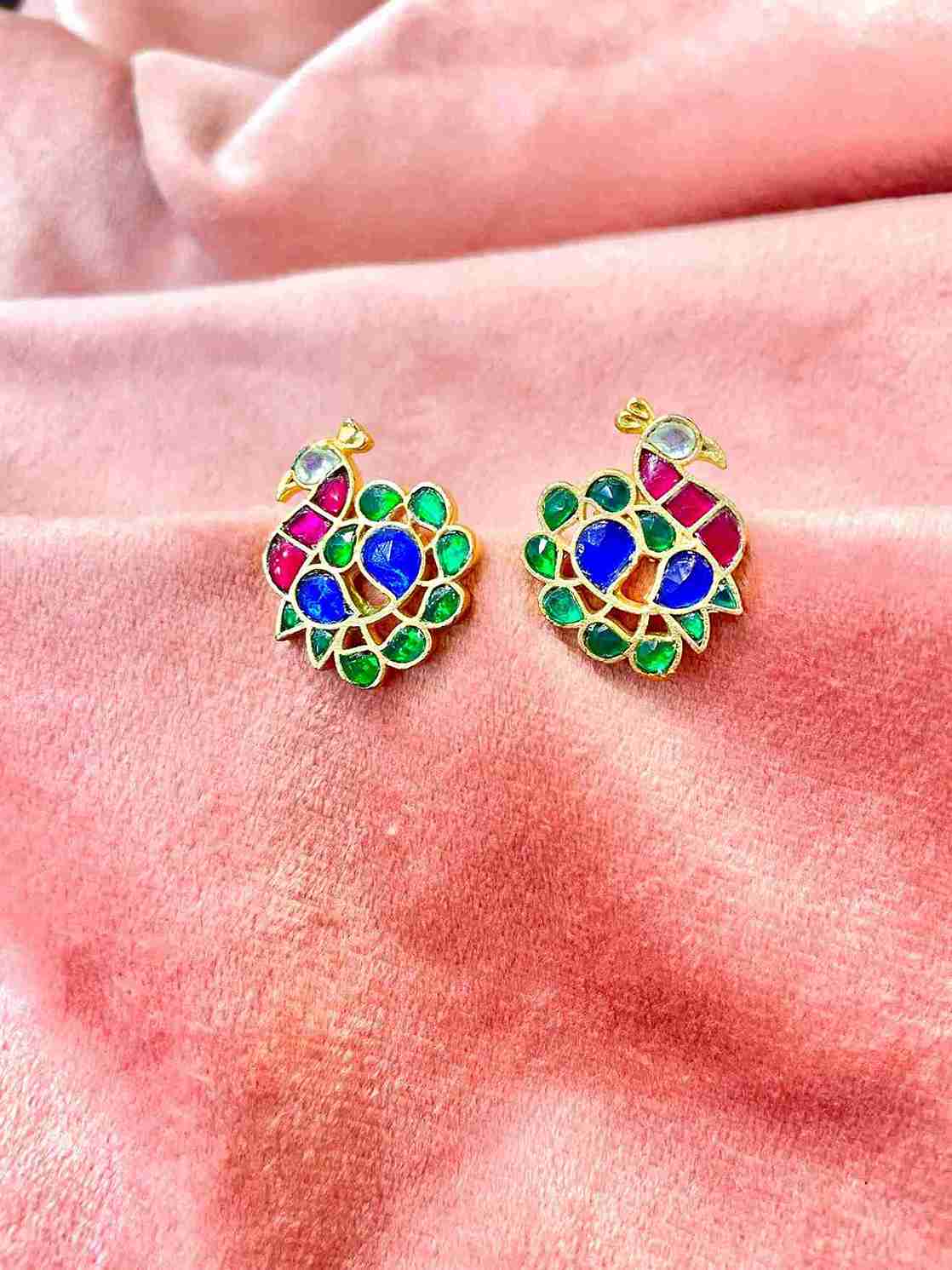 COLORED CHIRIYA STUDS image 0
