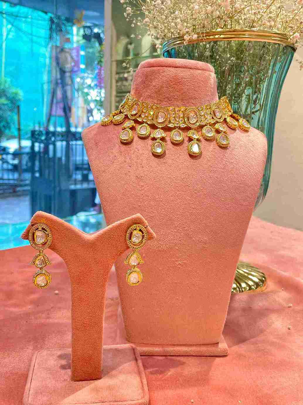 SUDHA POLKI NECKLACE SET image 0