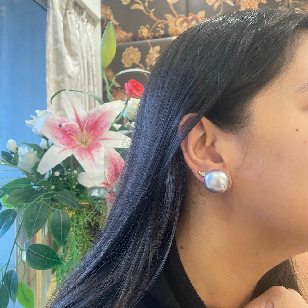 Pearl Oval 16 mm - Colour: Beige image