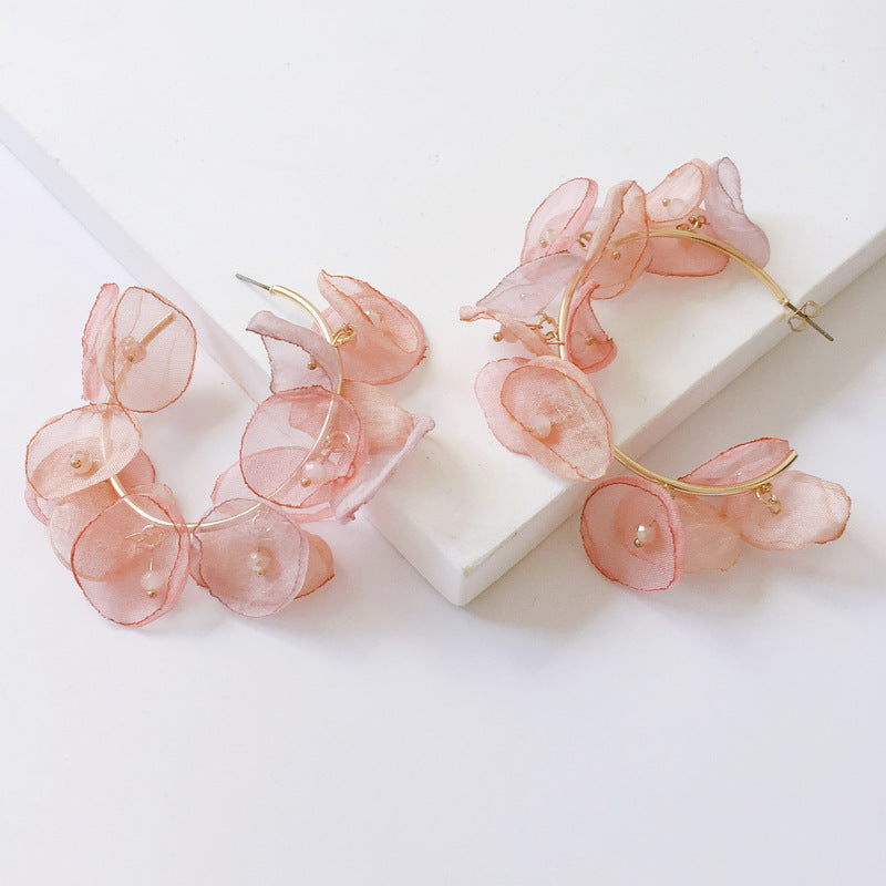 Organza Hoops - Colour: Peach image