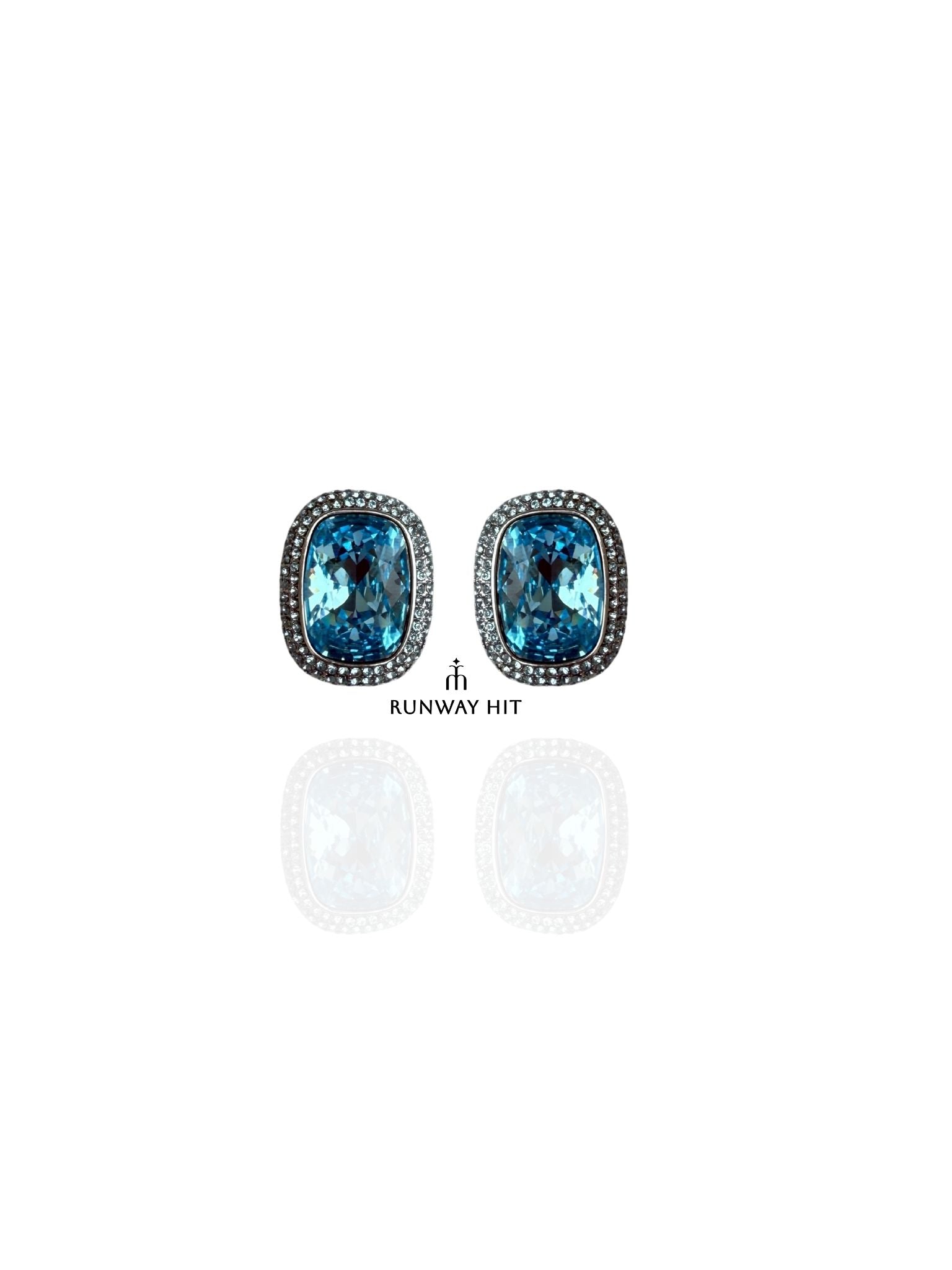 METELDA 92.5 SILVER & SWAROVSKI STUD