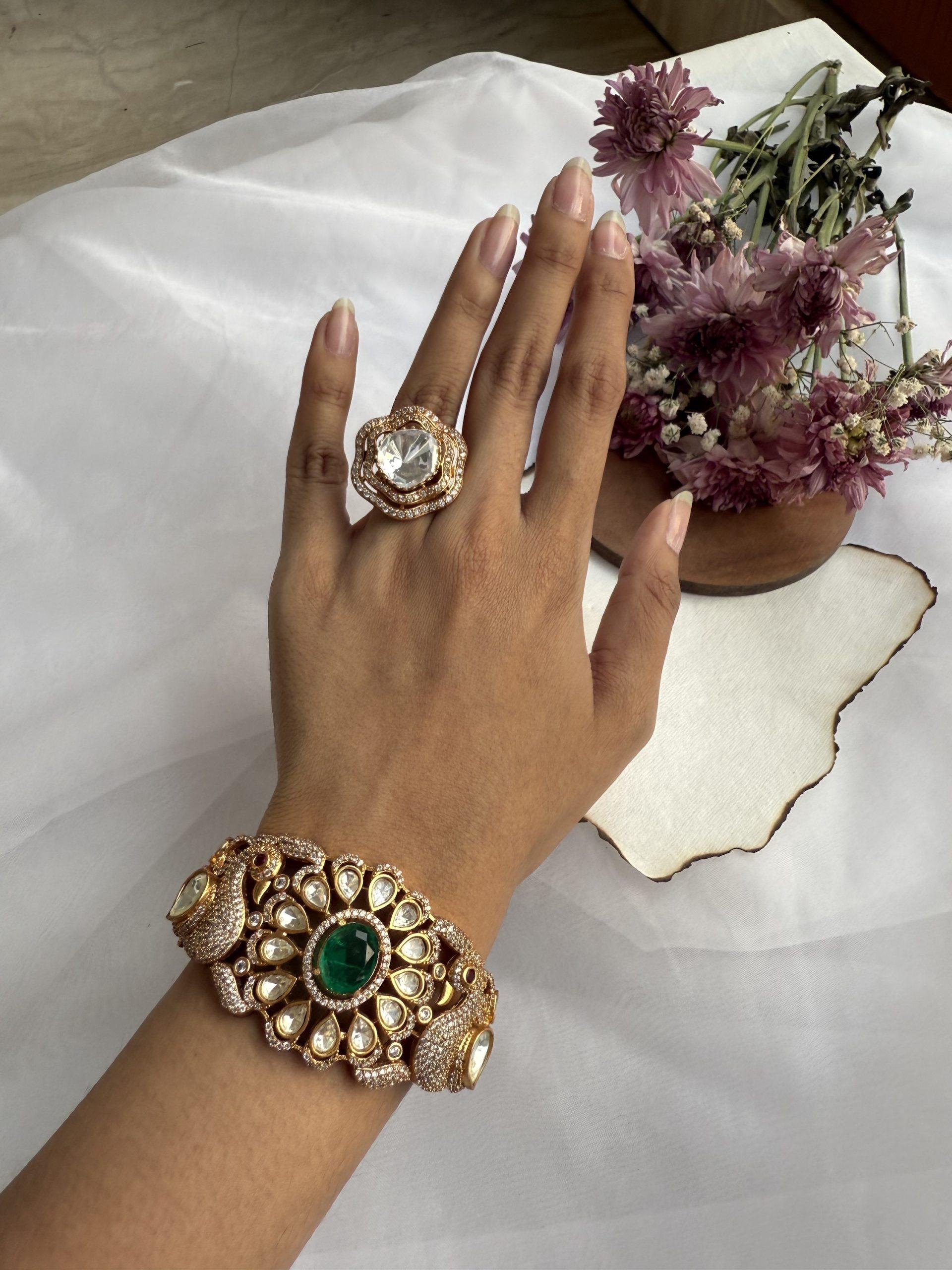 Krisha Polki Bangle image 0