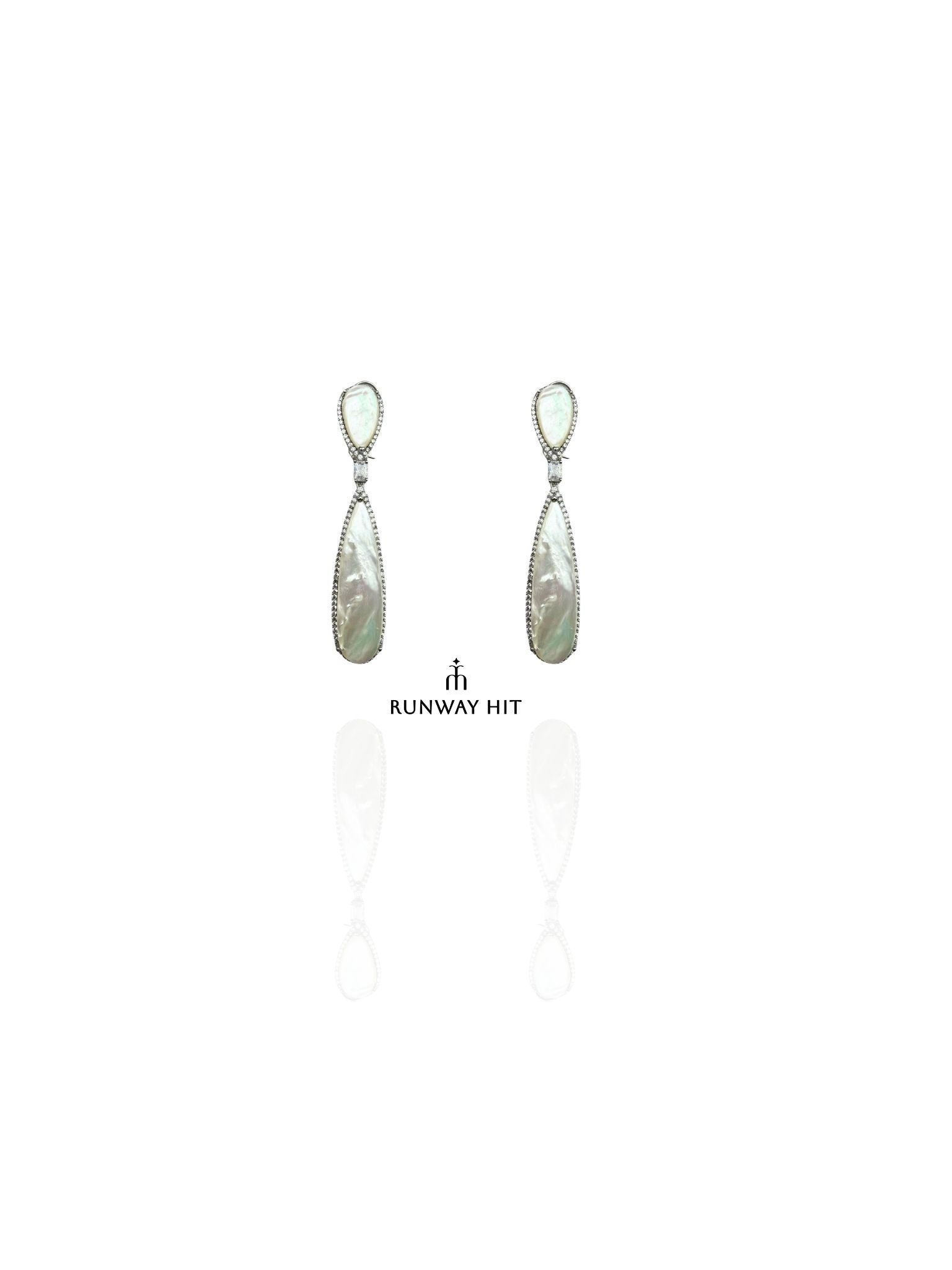 HUDSON MOTHER OF PEARL EARRING