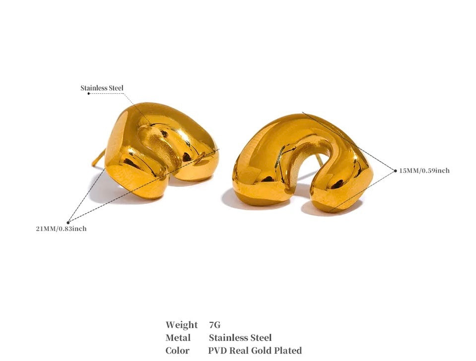 FON GOLD STUDS image 1