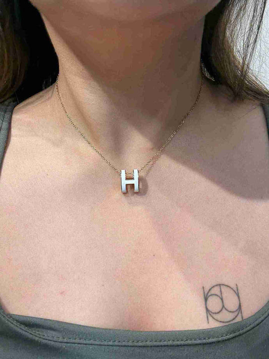 HERMES WHITE PENDENT image 0