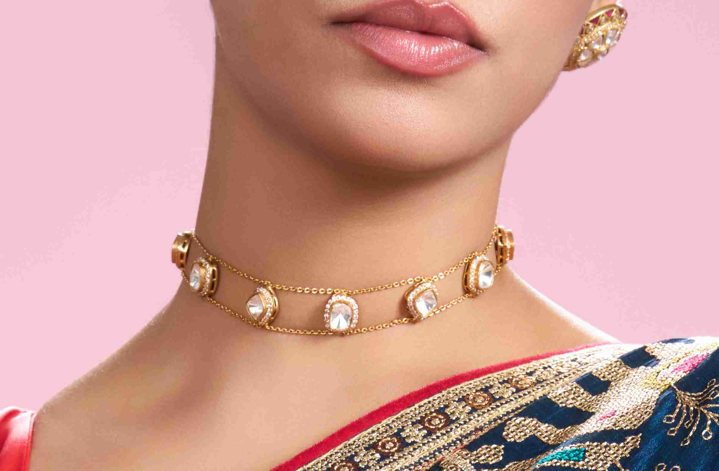 EKASHA POLKI CHOKER