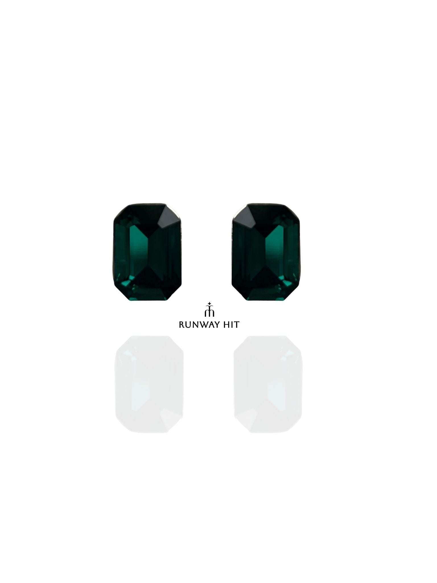 CERSEI DARK GREEN SWAROVSKI ELEMENTS STUD