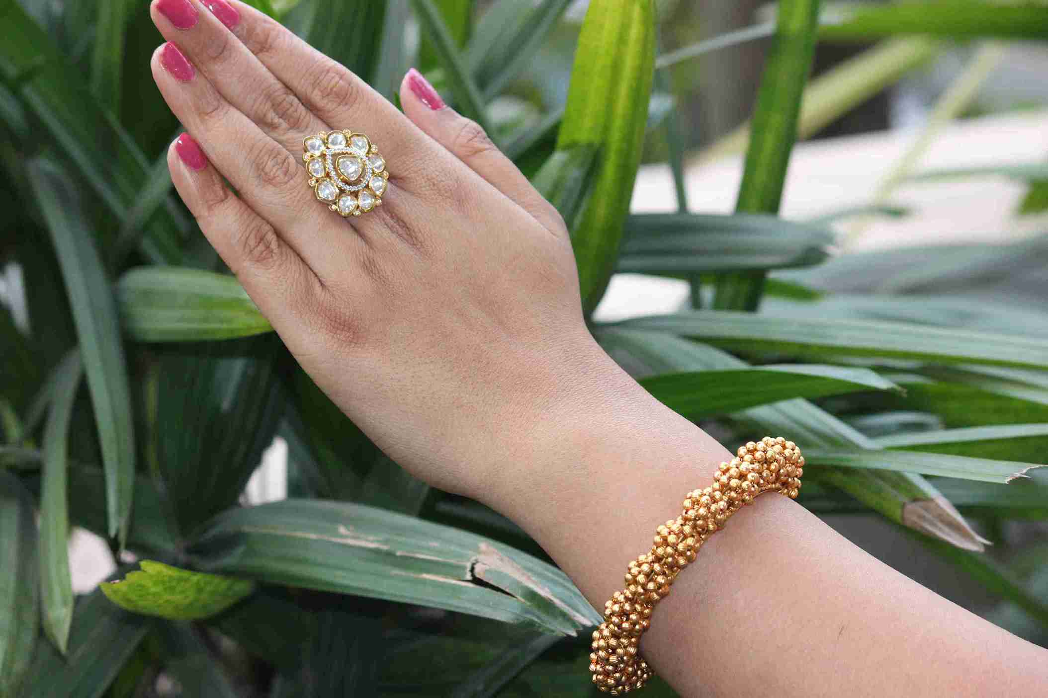 Bhavna Gold Bangle image 0