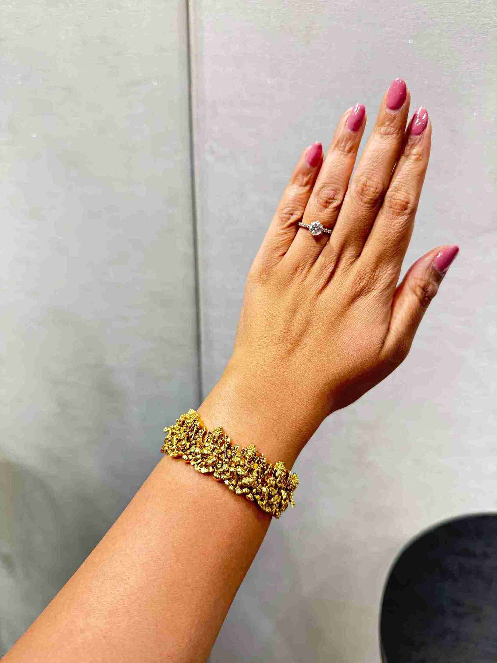 GANESHA GOLD BANGLE image 0