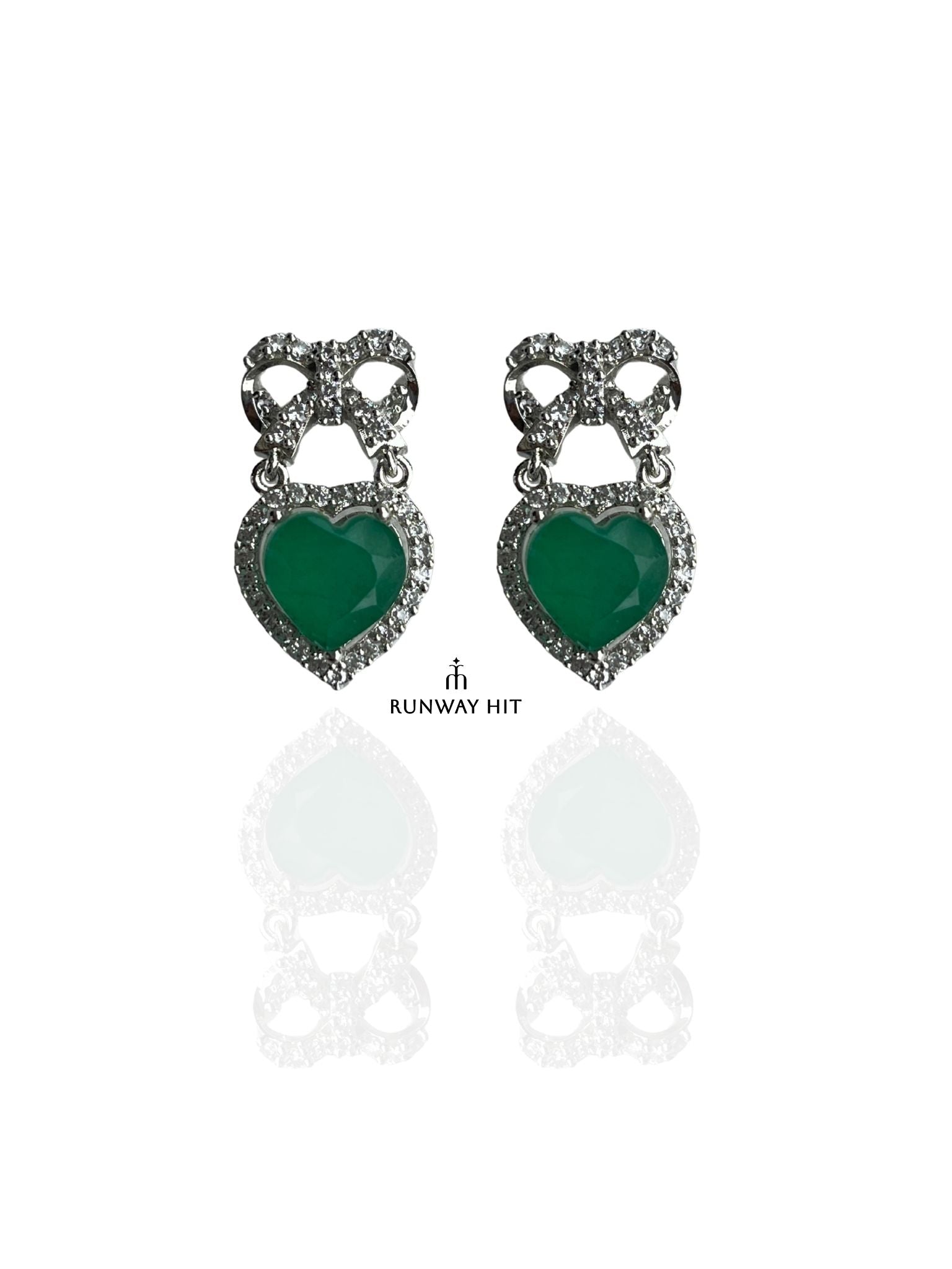 SCARLETTE GREEN BOW STUD