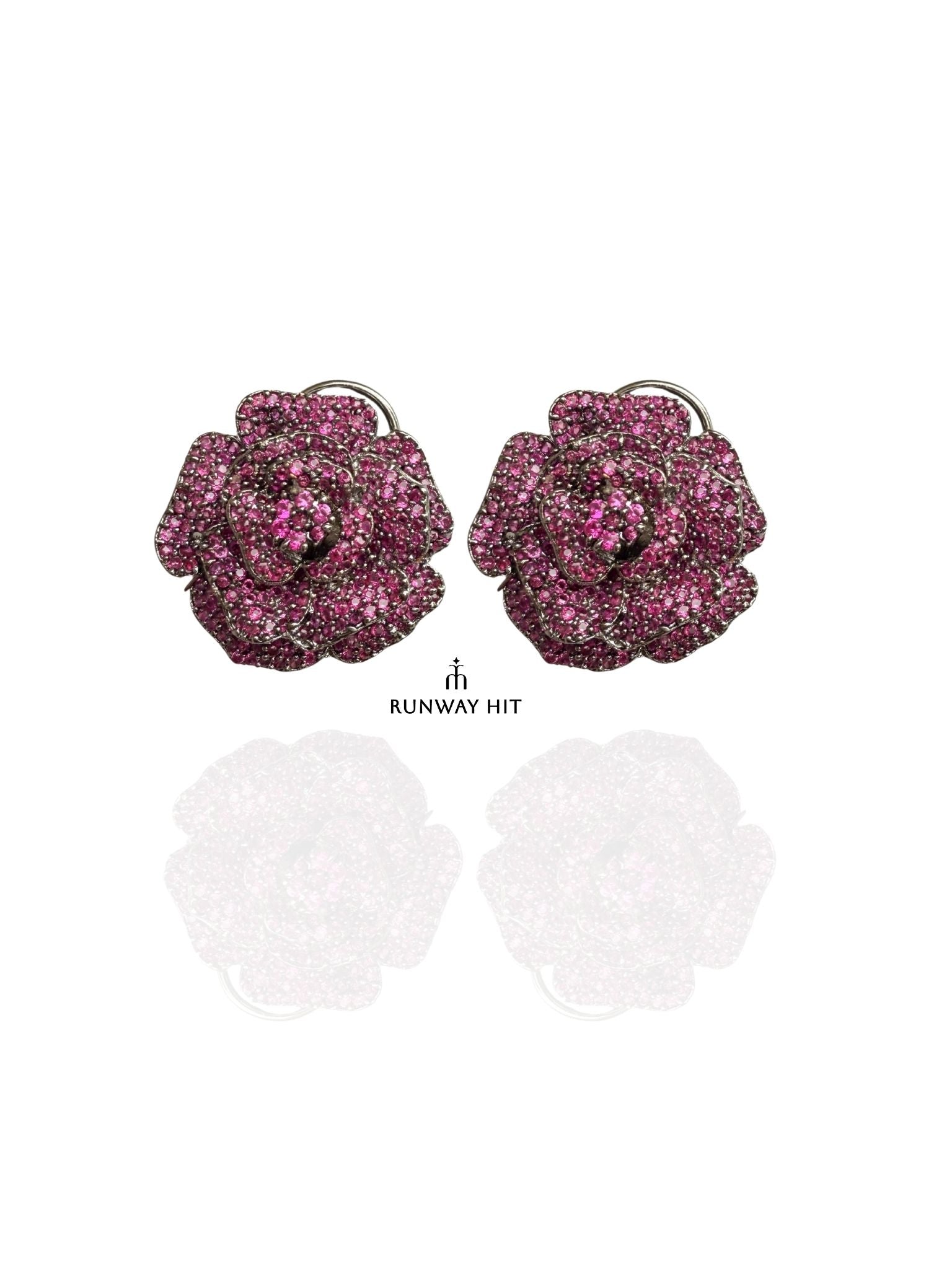 ROSE PINK CZ STUD