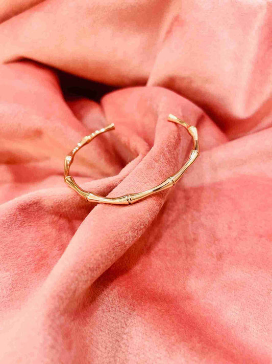 BAMBOO ROSEGOLD THIN BRACELET image 0