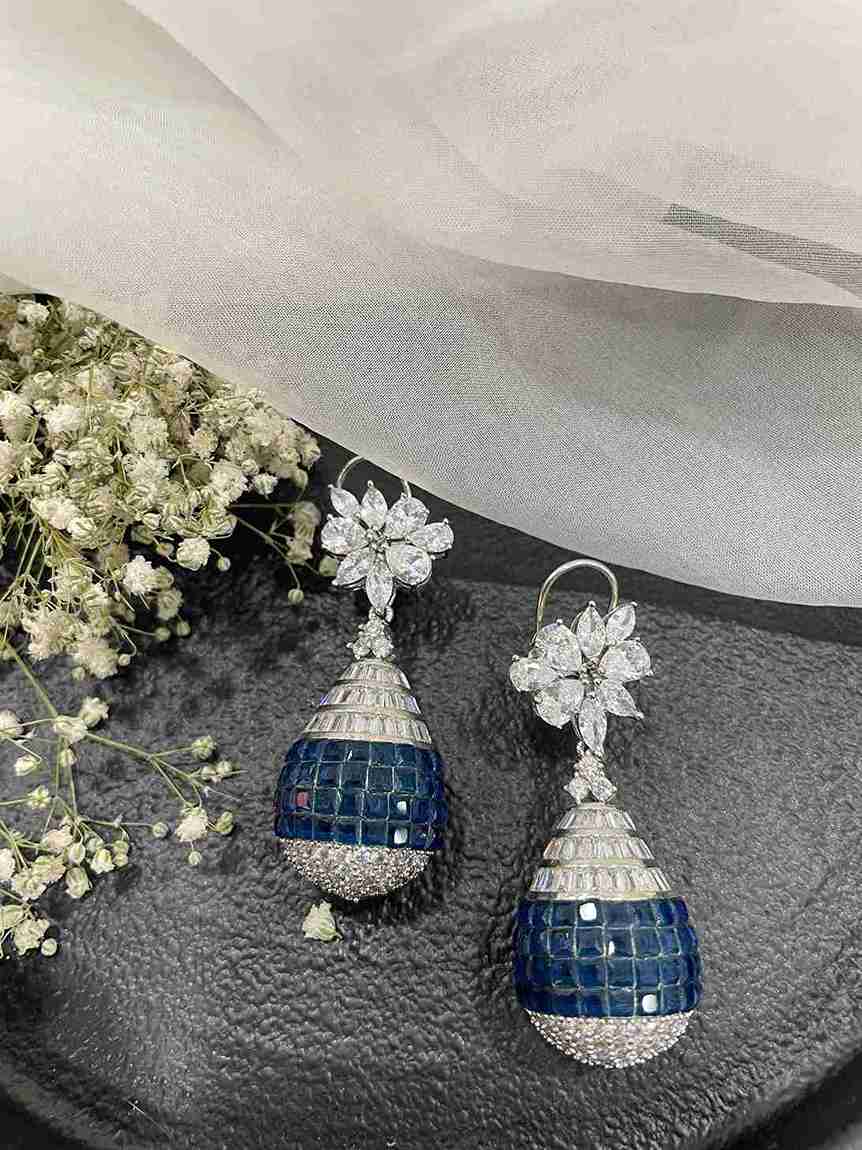 ELLA BLUE DIAMOND EARRING image 0