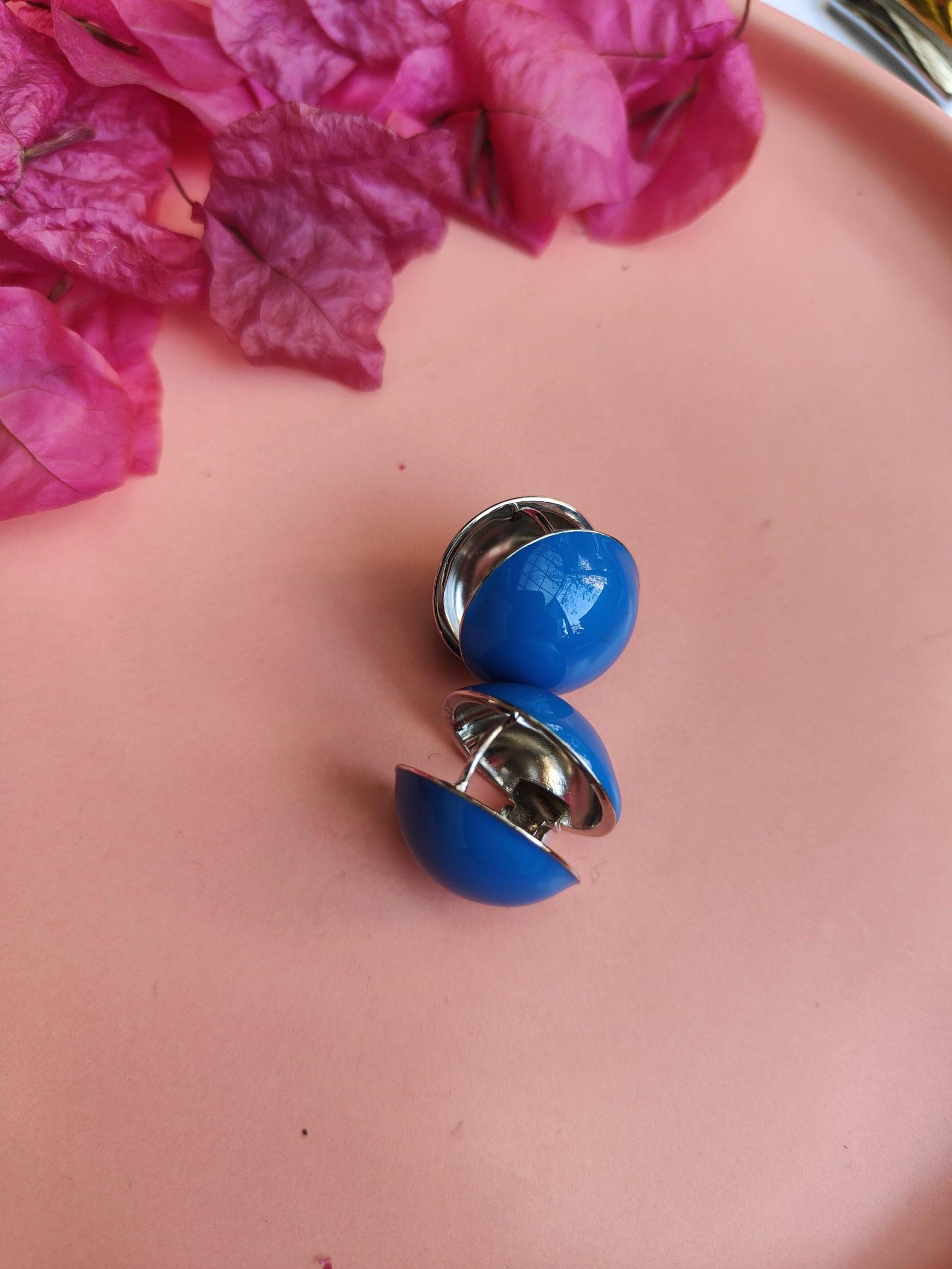 Blue Stud Earings image 0