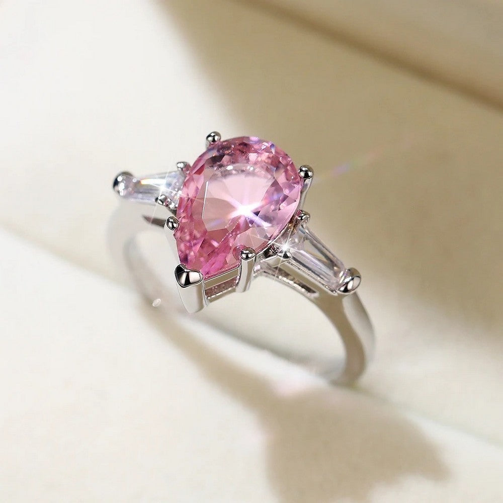 Pink Drop Ring image 0