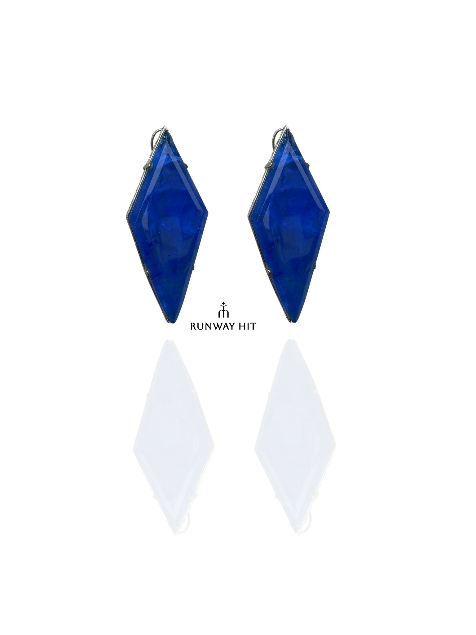 Prego Statement Earring (Blue)