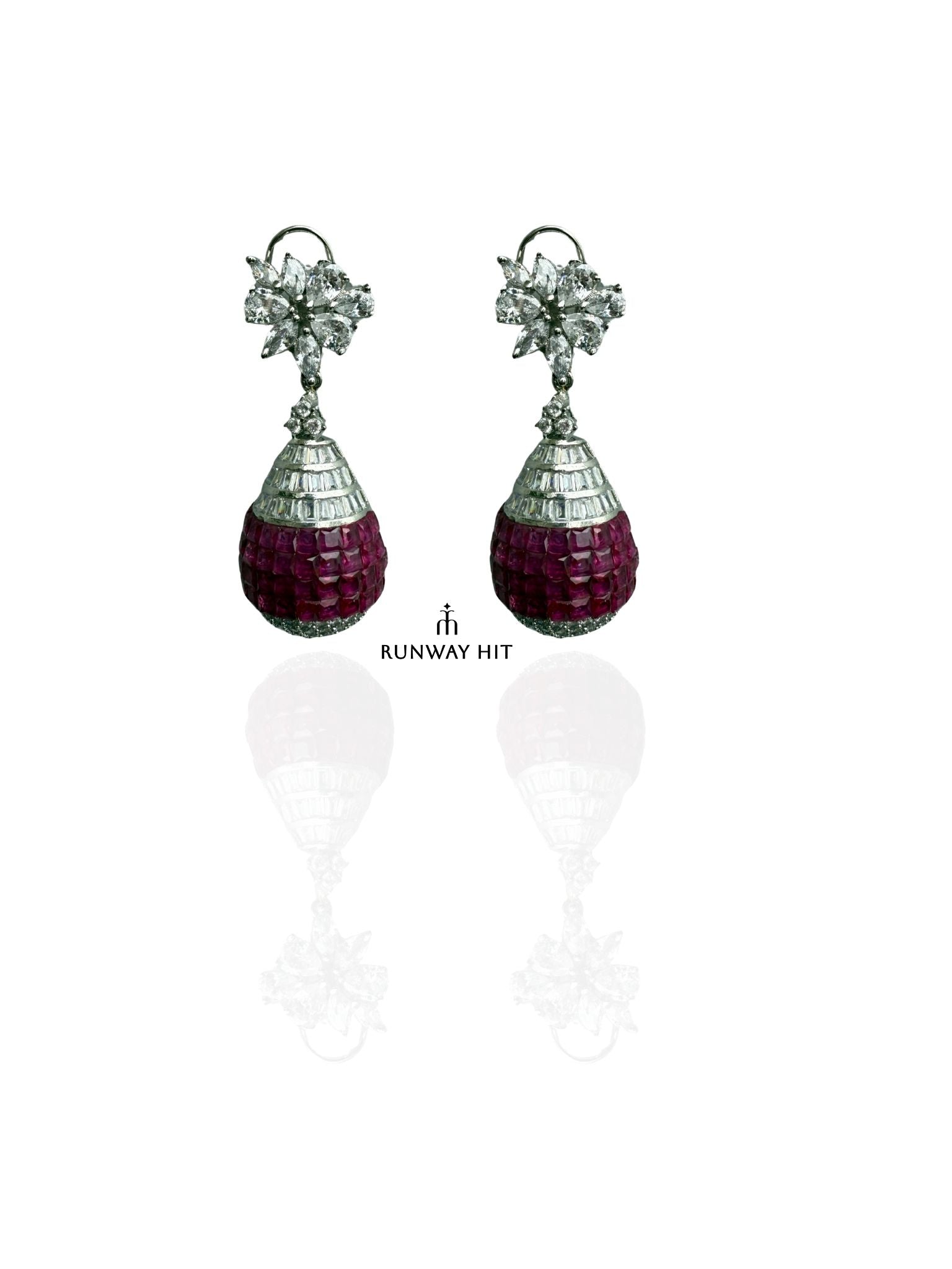 Aelina Gemstone Earring (Ruby)