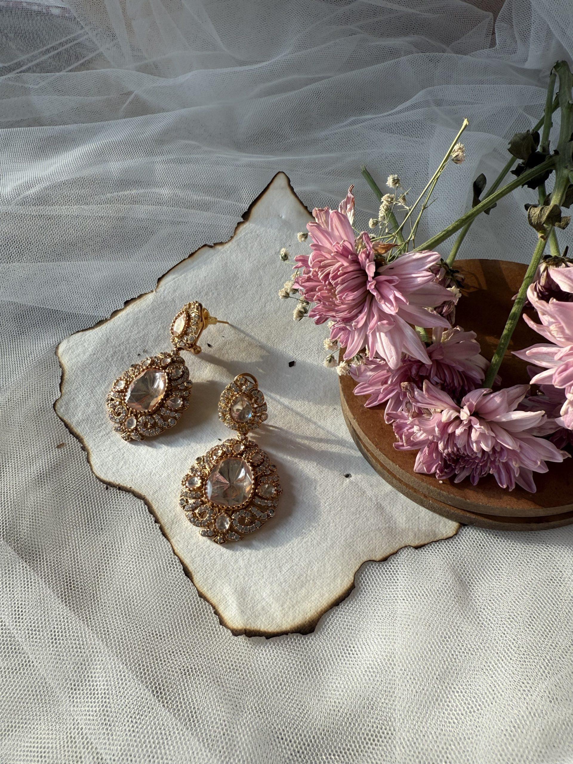 Isha Polki Earrings image 0