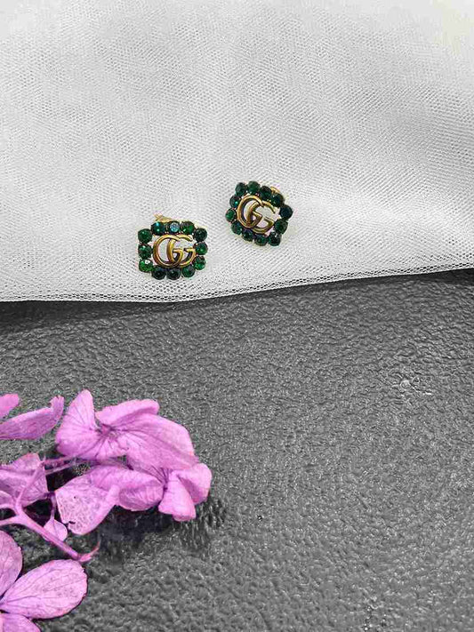 GUCCI GREEN STUD image 0