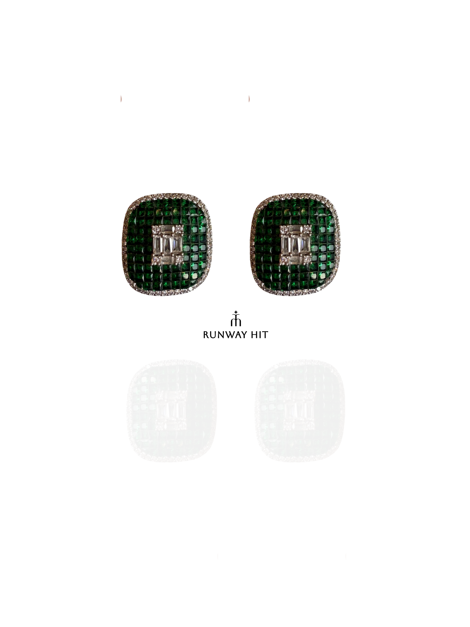 Amira Gemstone Earring (Green)