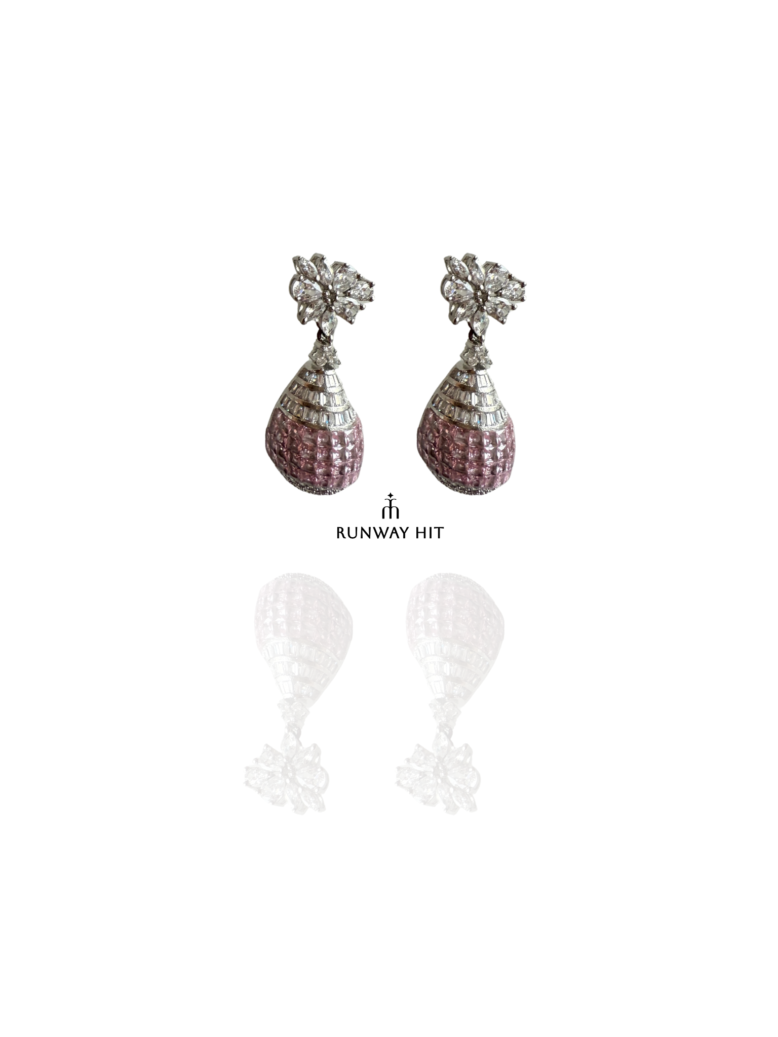 Aelina Gemstone Earring (Pink)