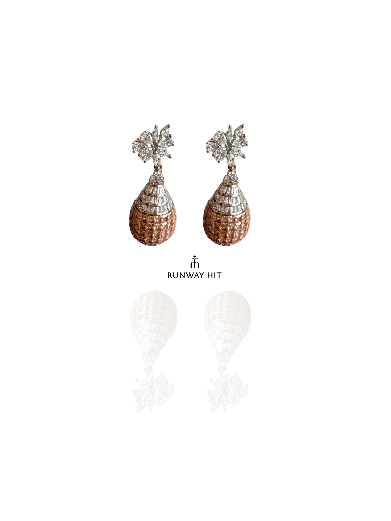 Aelina Gemstone Earring (Champagne)