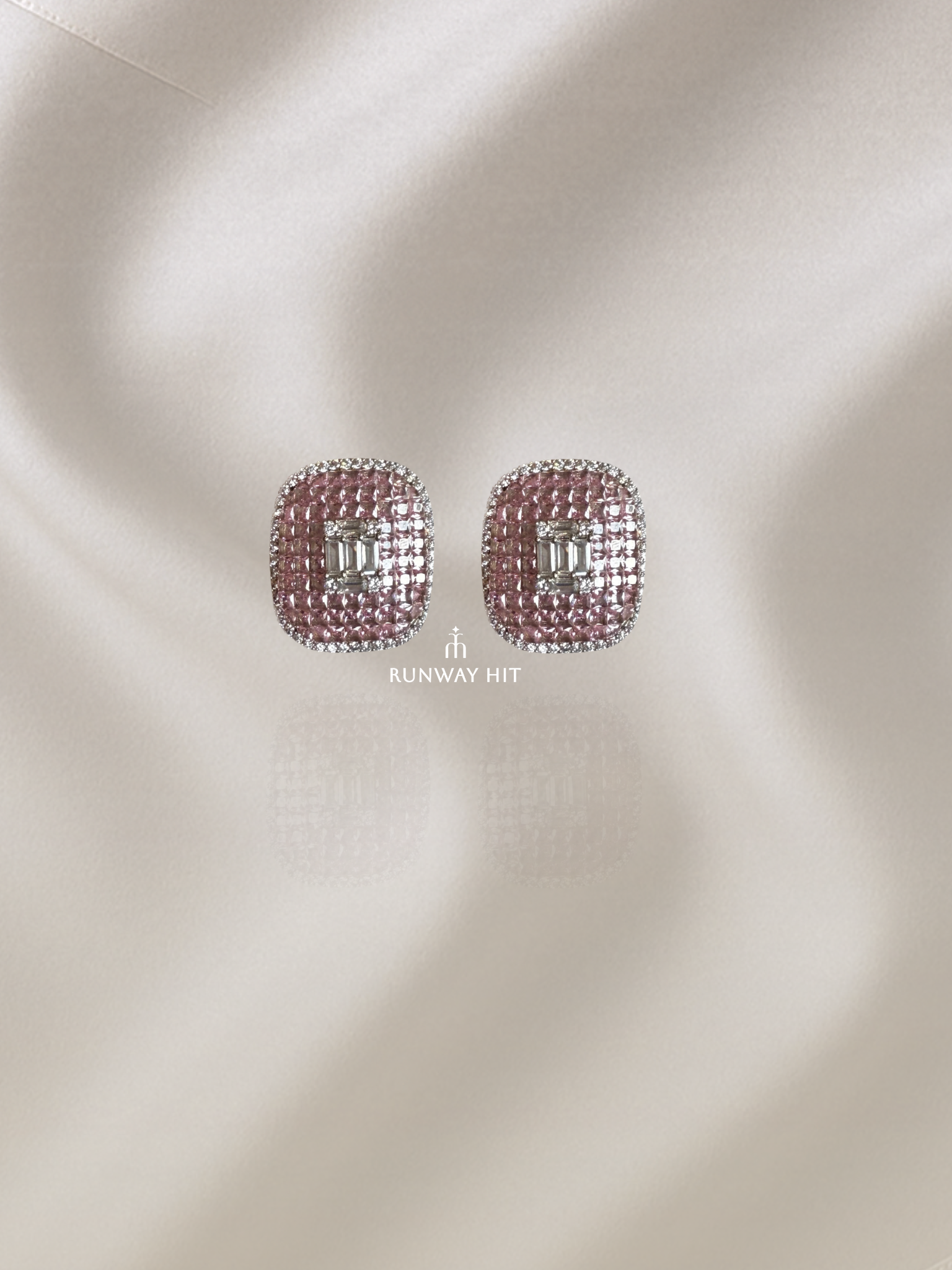 Amira Gemstone Earring (Pink)