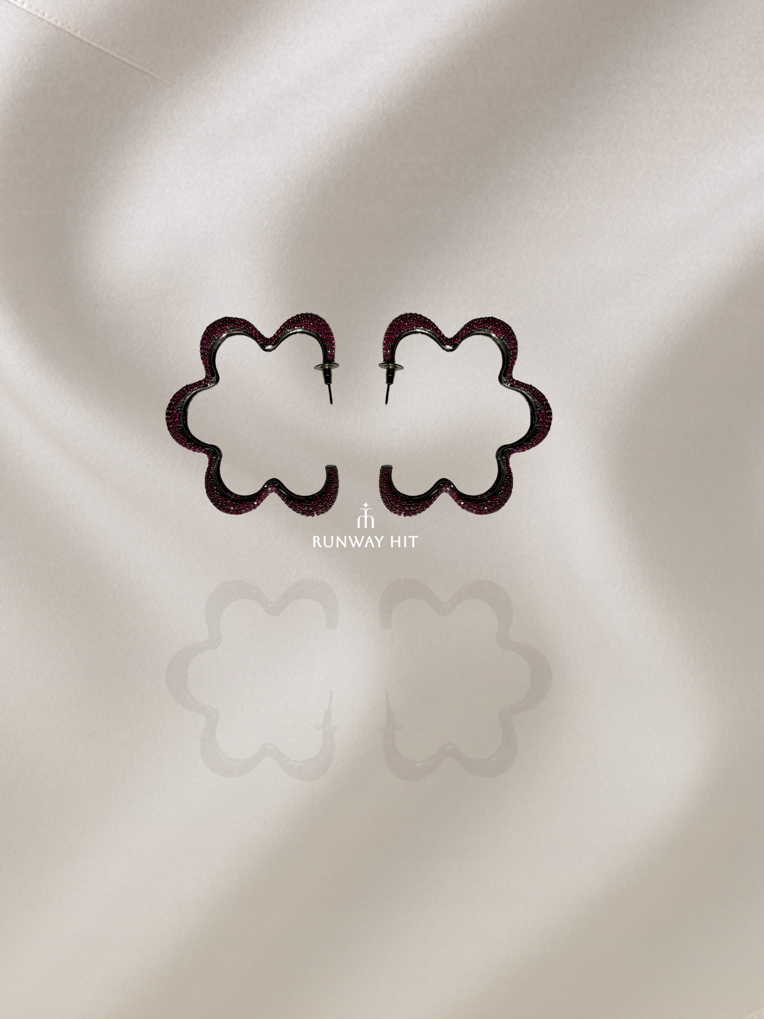 Arisa Statement Hoops (Ruby)