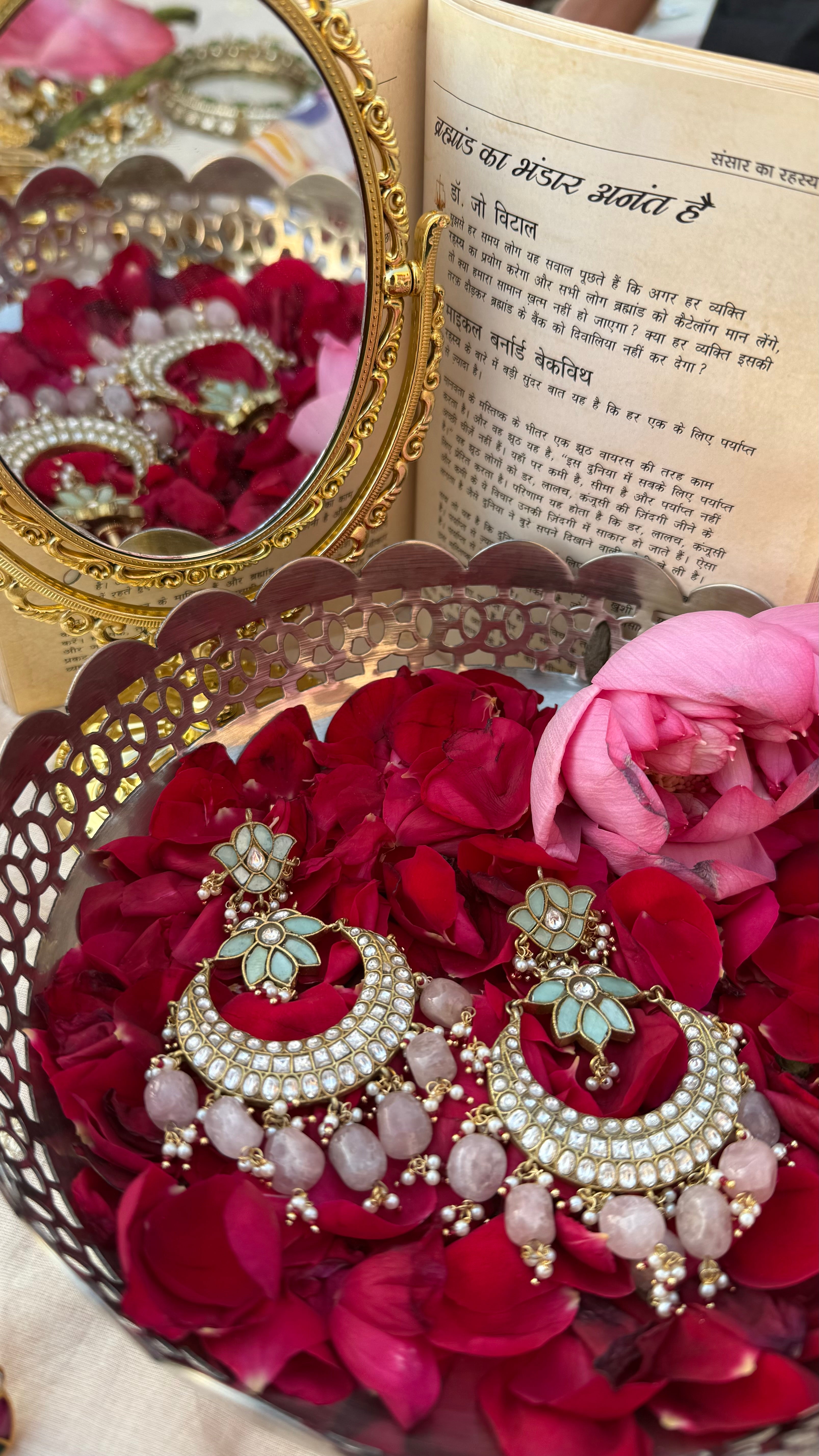 Paromita Pink Earings