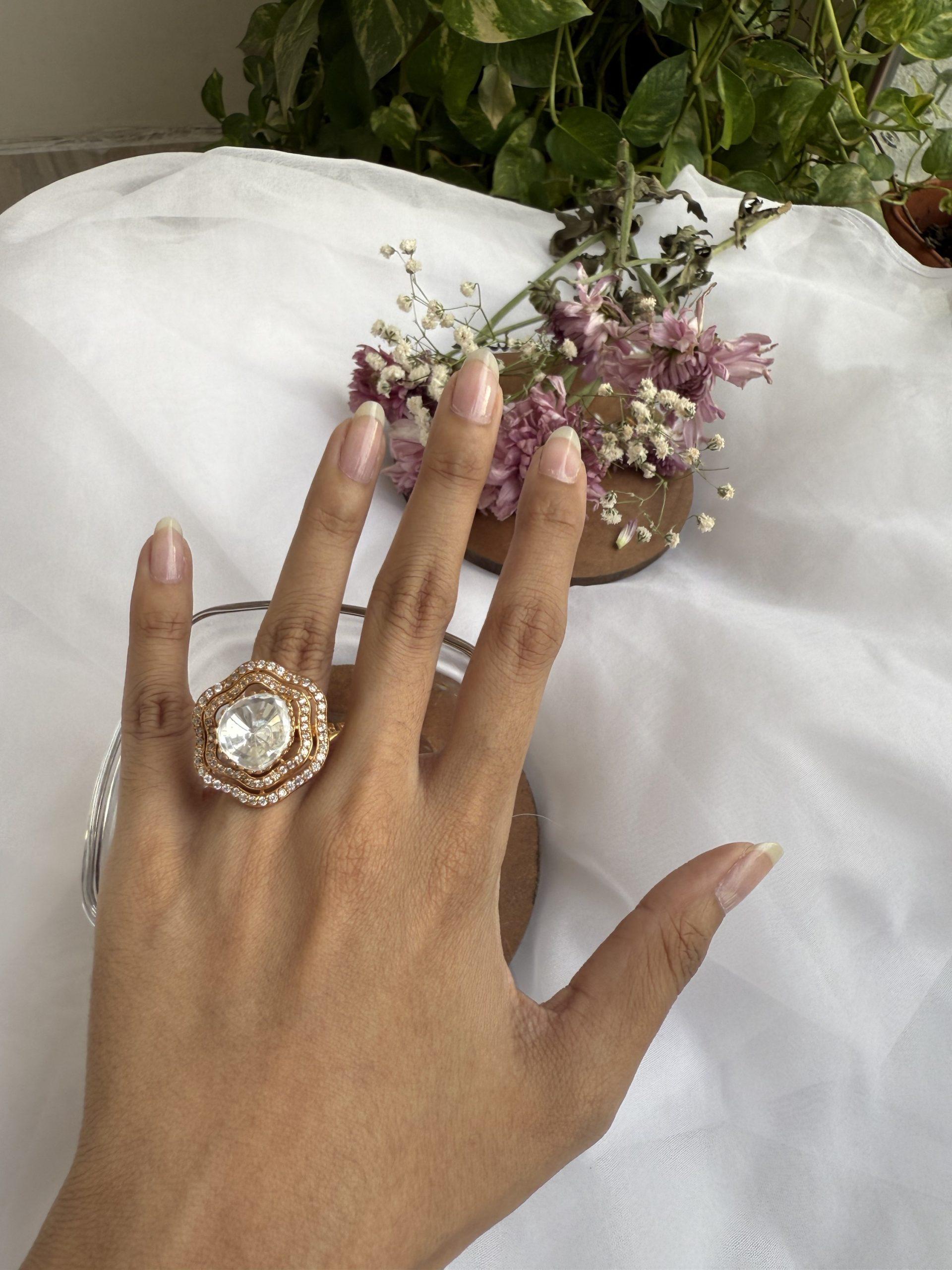 Hiral Polki Ring image 0