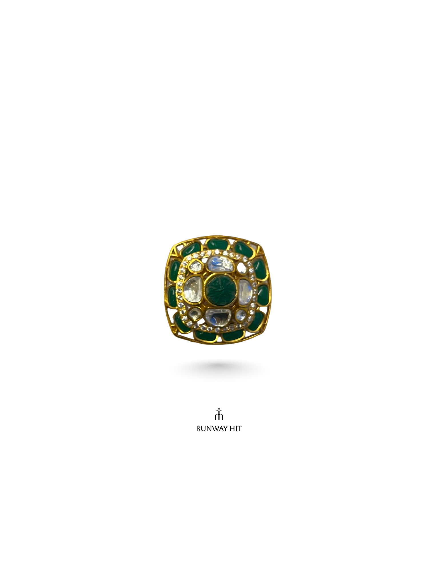 RASHMIKA PUMPKIN BEADS RING