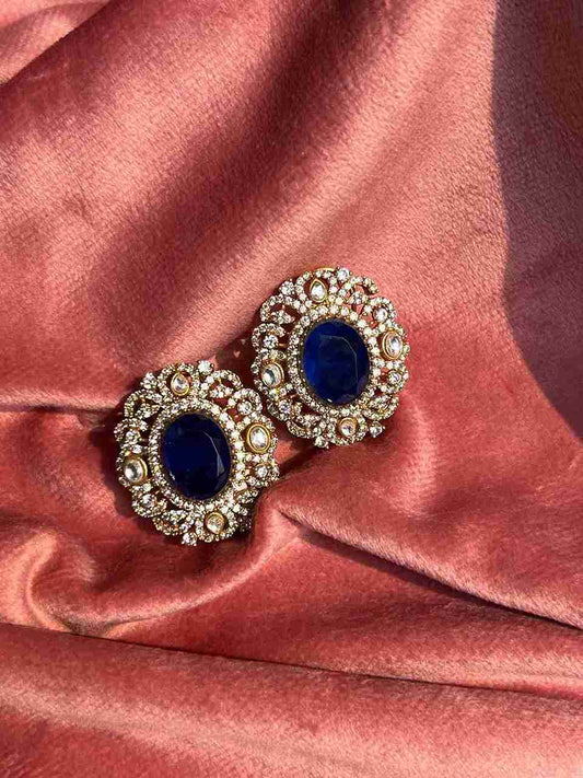 vaishali blue doublet stud image 0