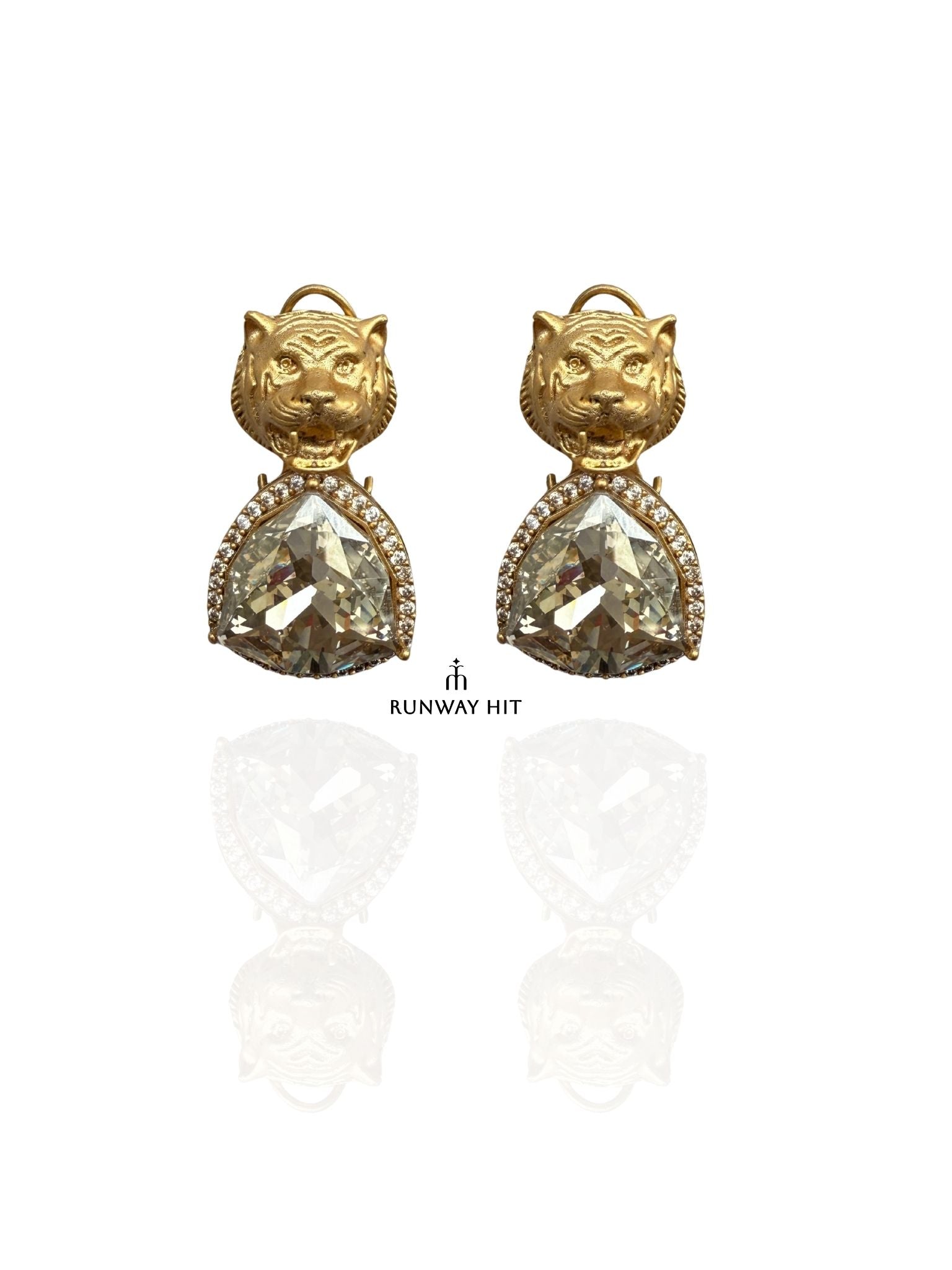 SABYA SWAROVSKI EARRING (GOLD)