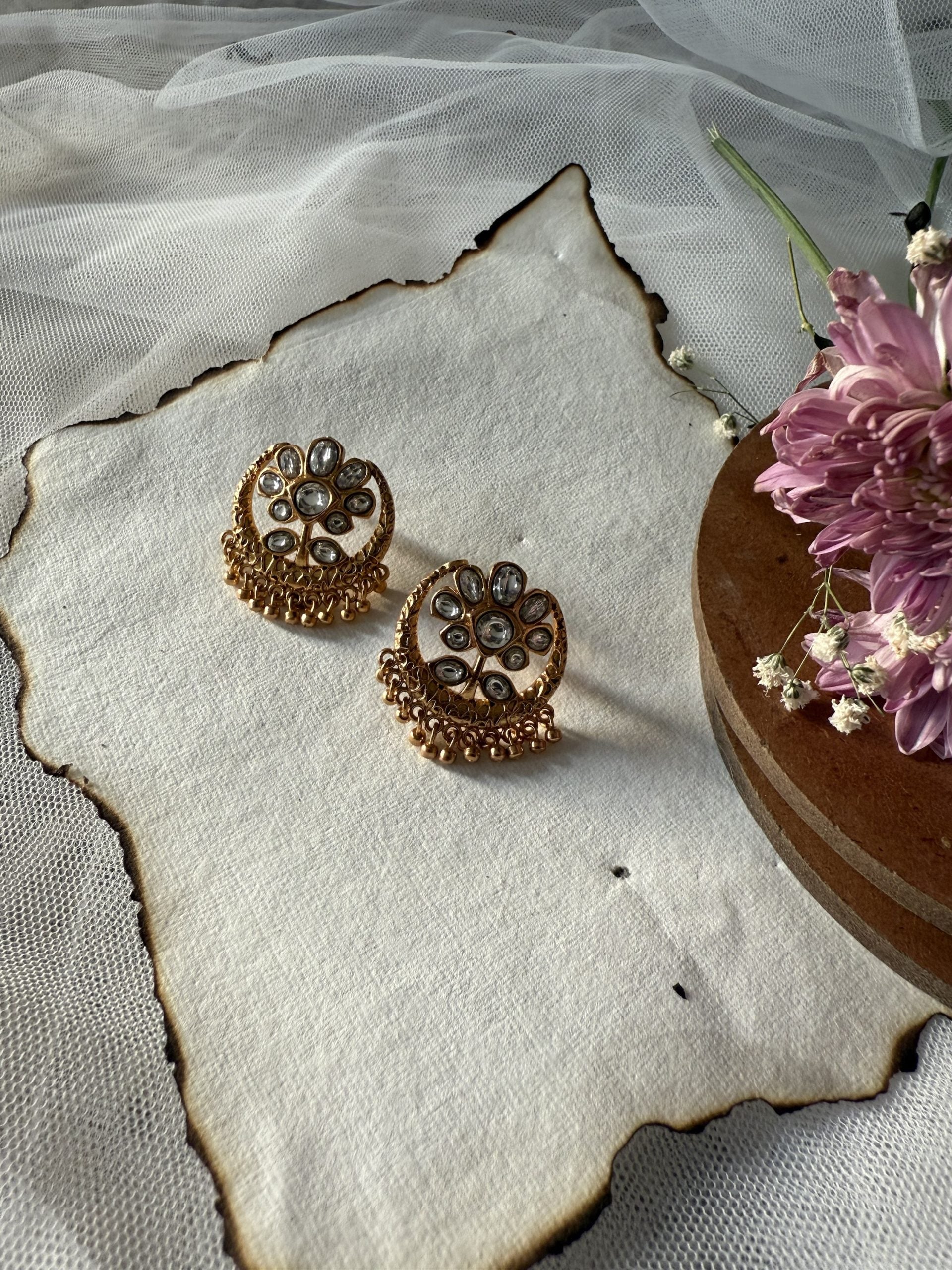 Trisha Polki Earrings image 0