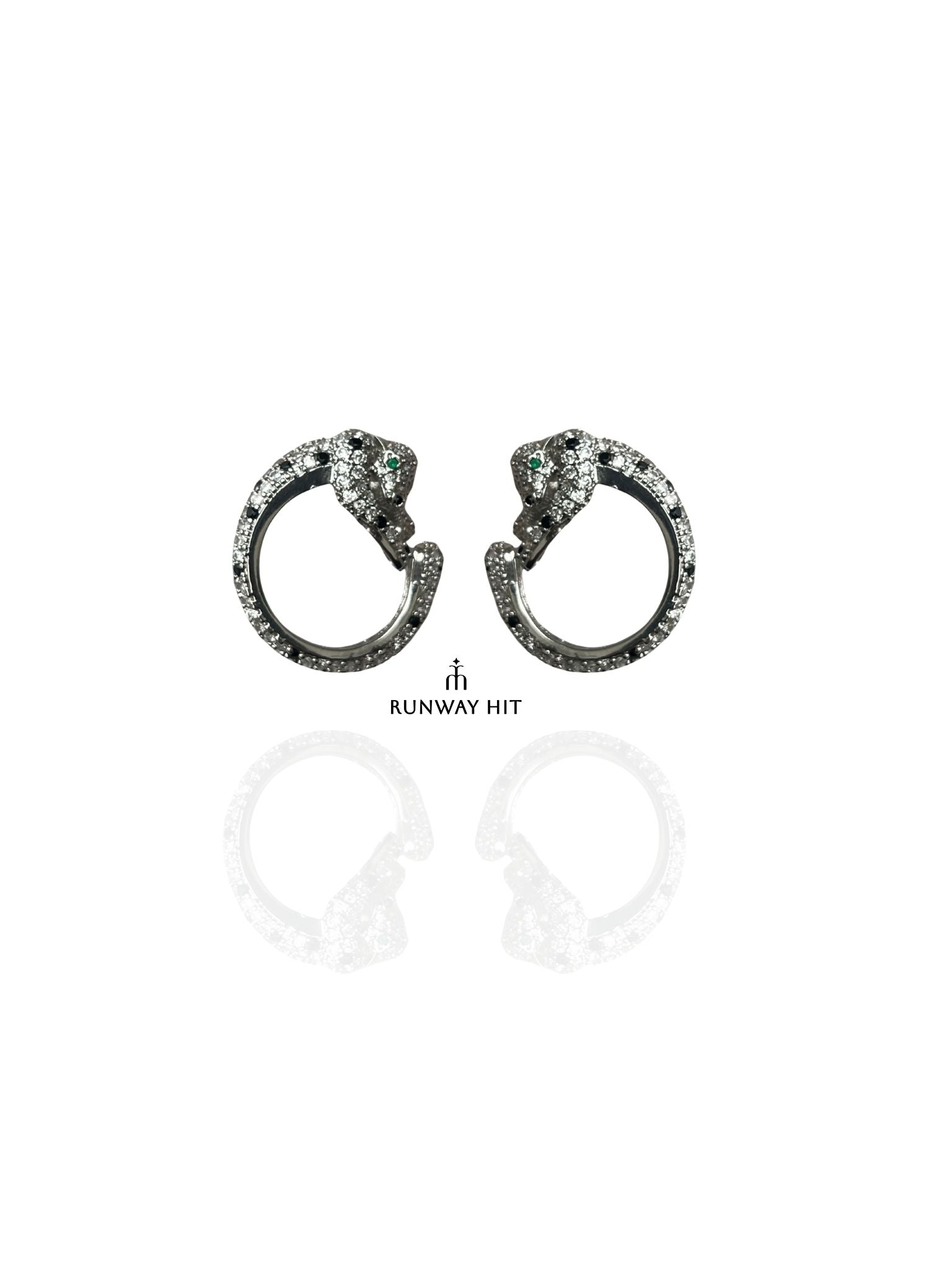PANTHER HEAD 92.5 SILVER STUD