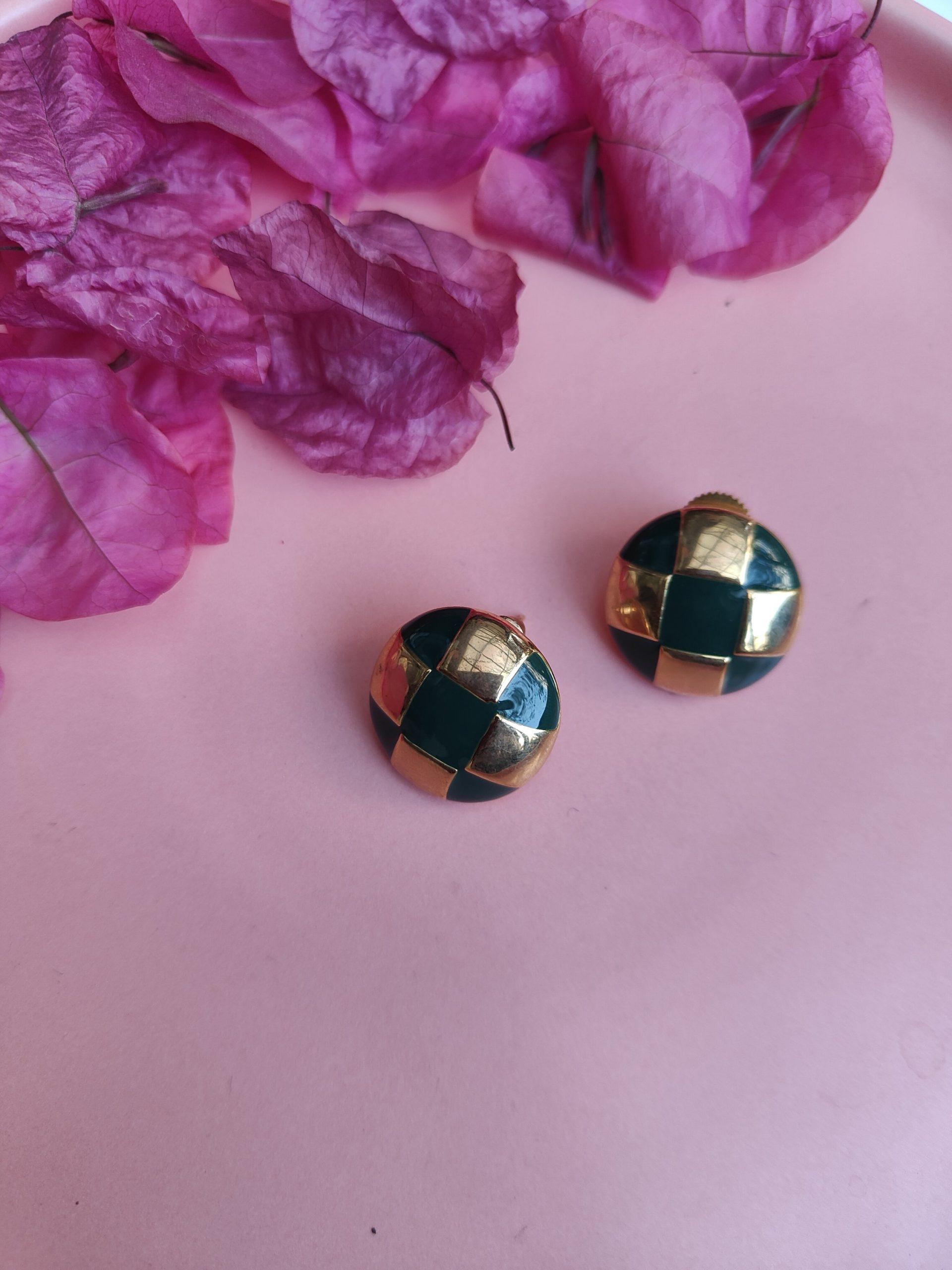 Green Golden Studs image 0