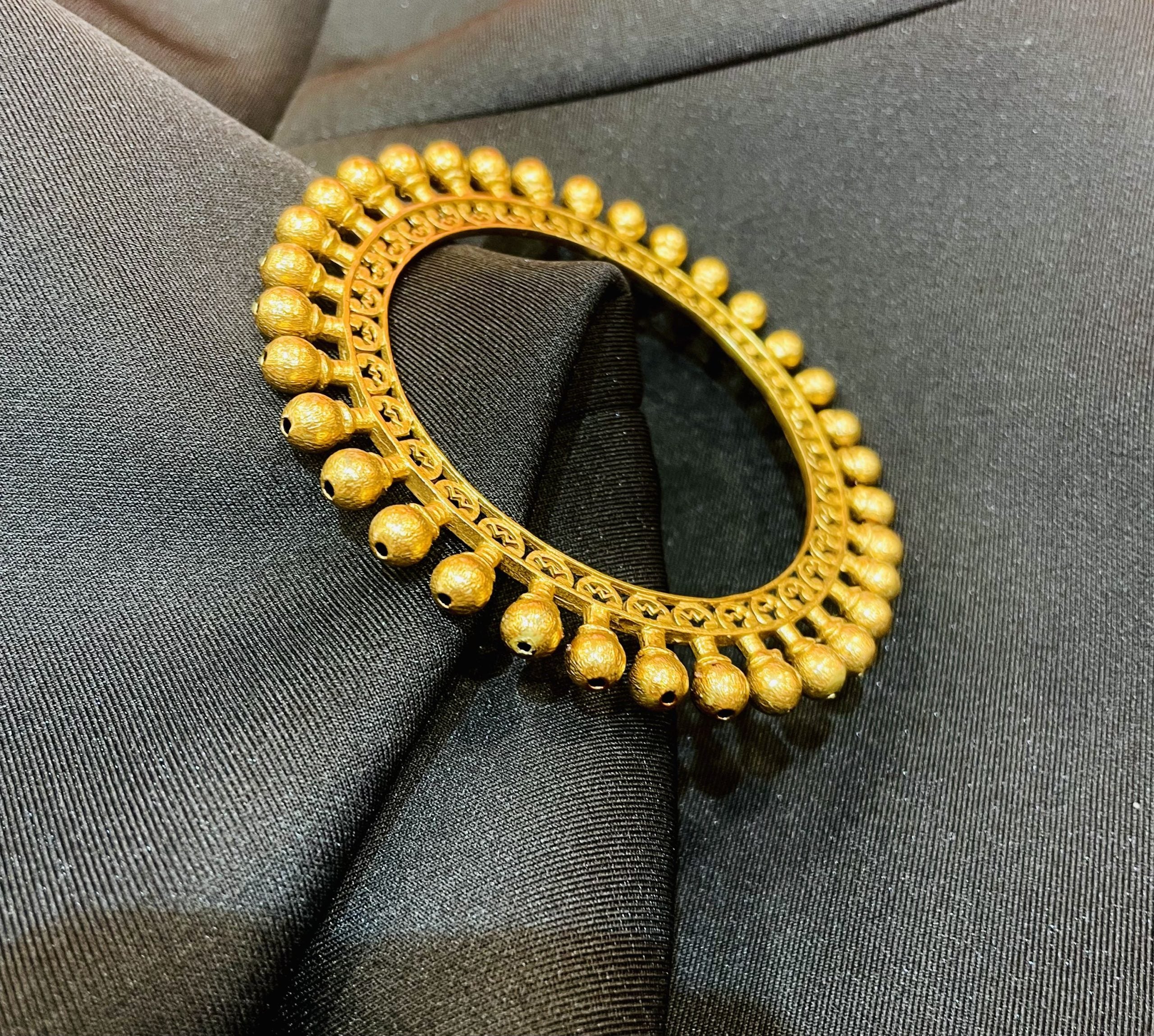 Vishnu Gold Bangle image 0