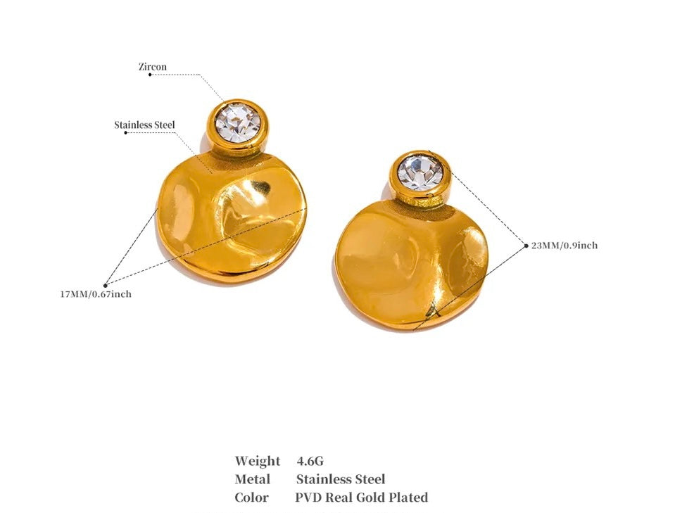 DERSY STUDS (gold/silver) image 1