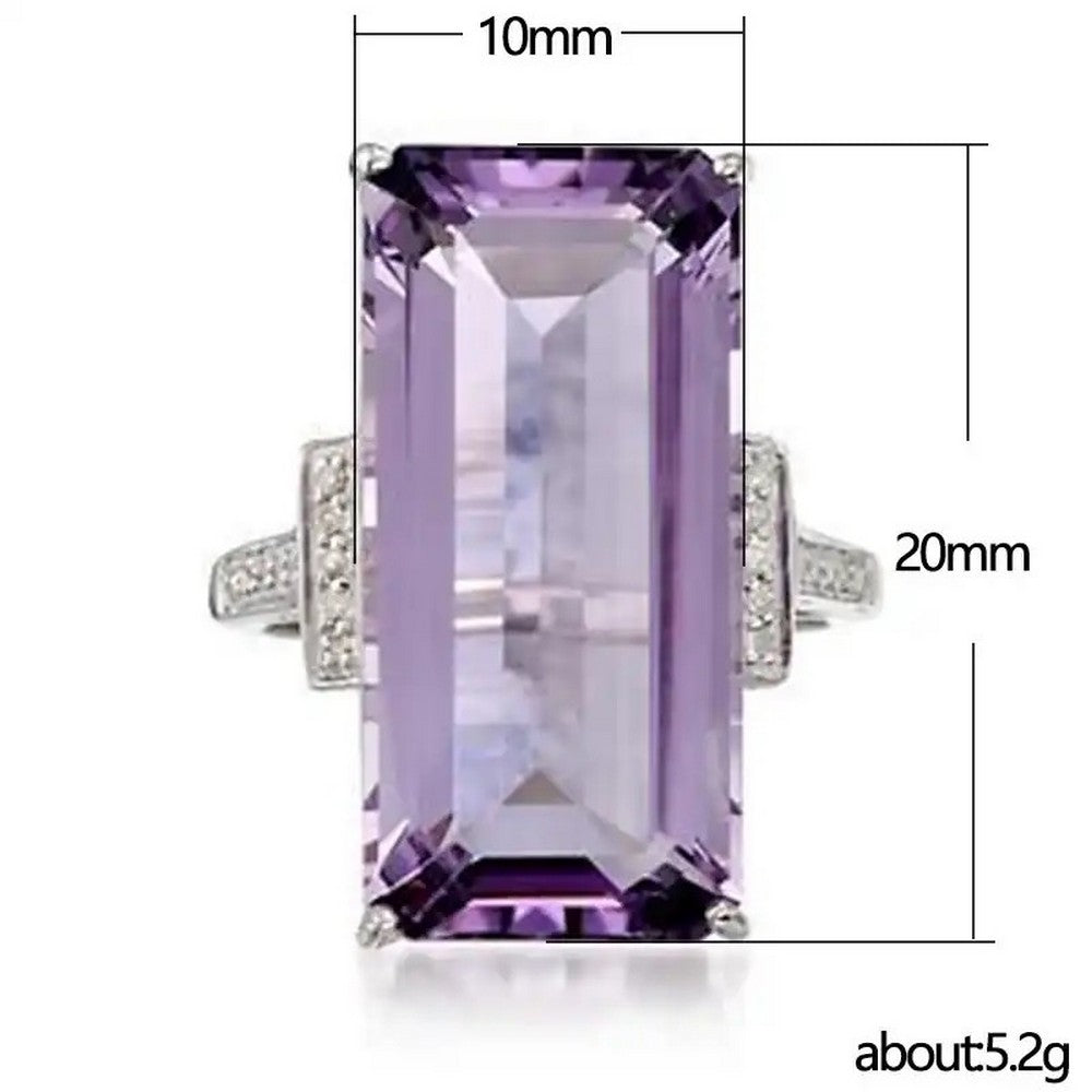 Peppy Purple stone Ring image 1