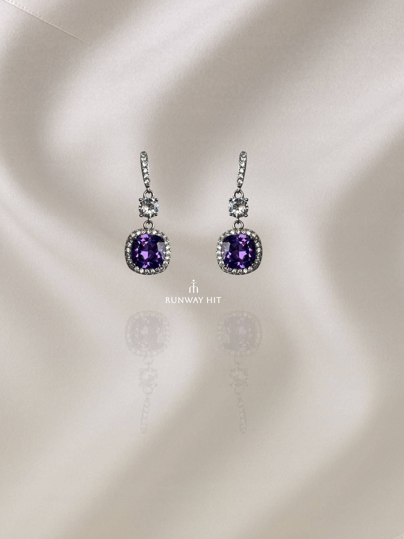 BILLIE DROP EARRING (LILAC)
