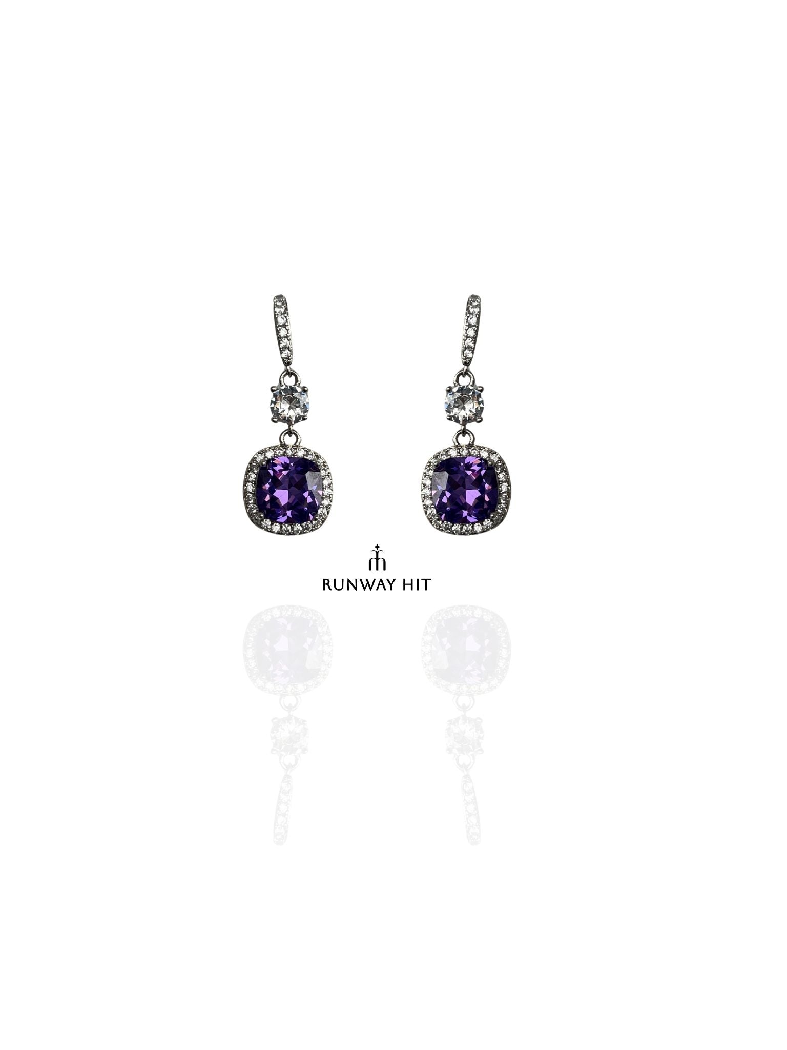 BILLIE LILAC 92.5 SILVER EARRING