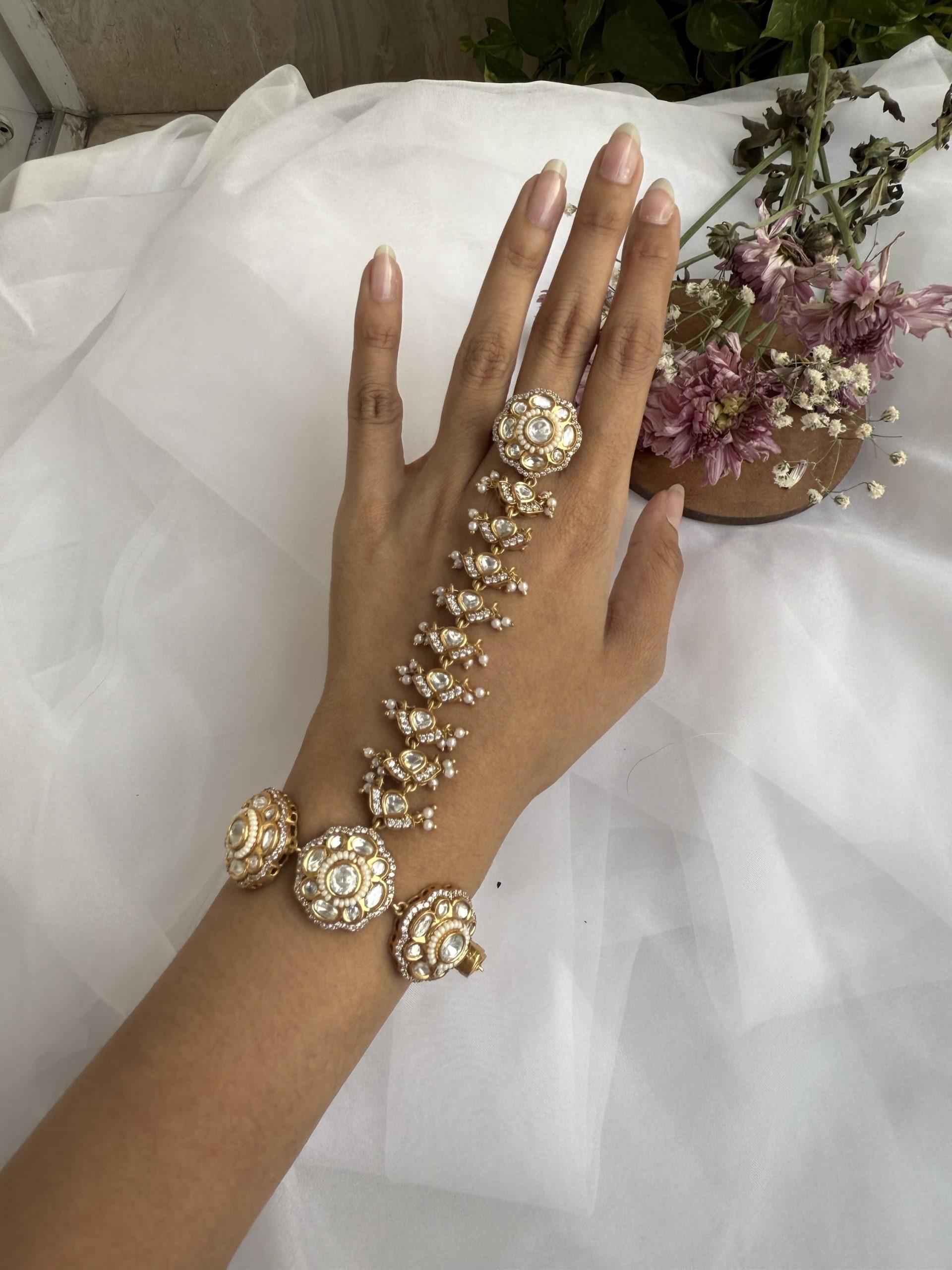 Aheli Polki Haath Phool image 0