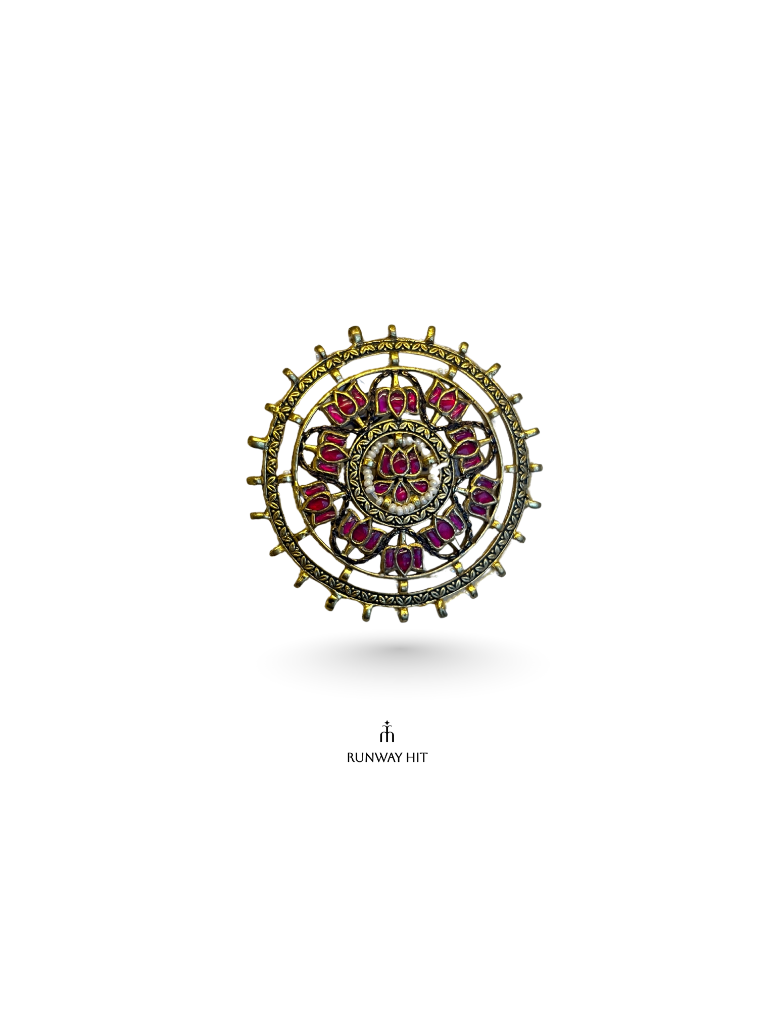 SANDHYA MEENAKARI BIG RING