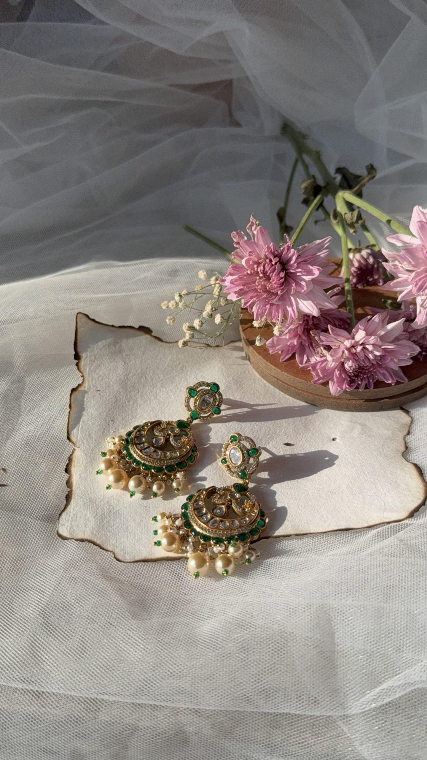 Roshni Polki Earrings image 0