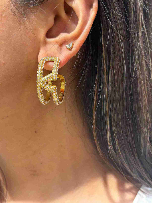 Valentino round hoops image 0