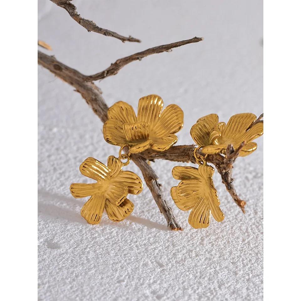 FLOWER drops (gold/silver) image 0