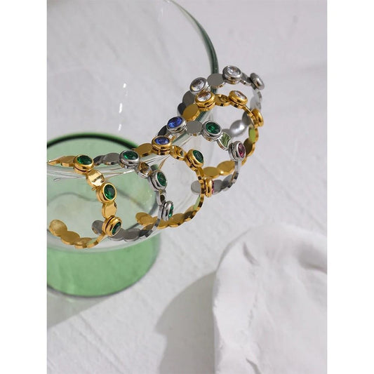 Stella Stone Hoop image 0
