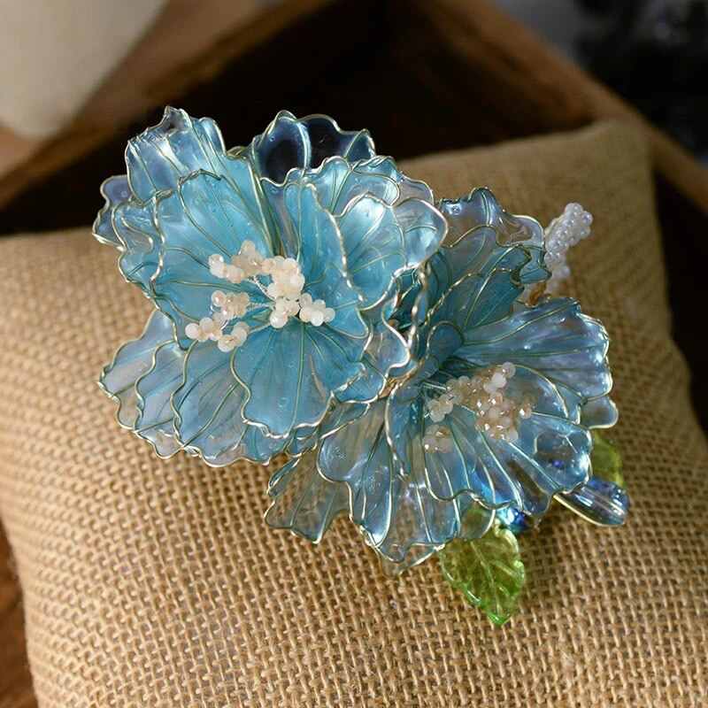 Blue Resin Flower 2 image 0